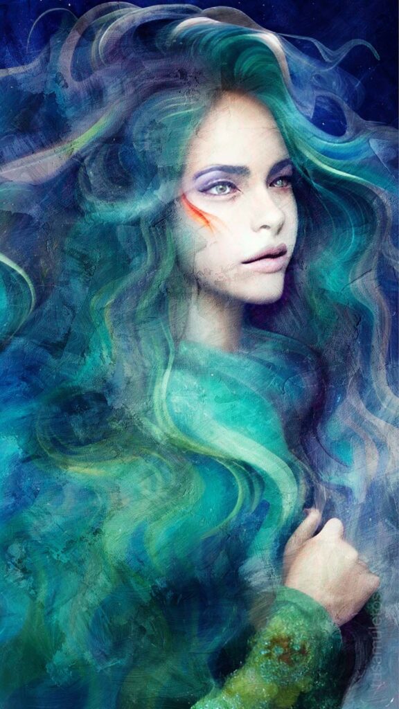 Imagen de Bruja con energía de agua viva